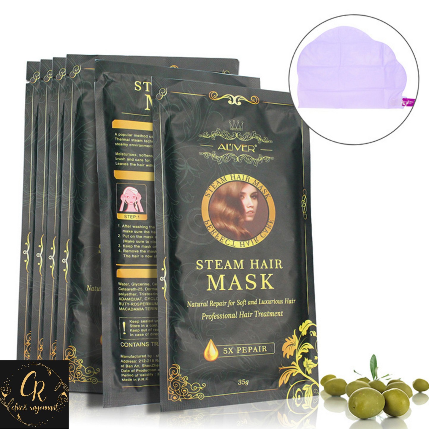 Masque Capillaire à Vapeur - Soin Intensif à Domicile